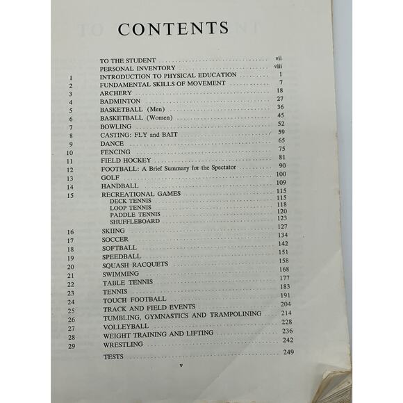 Vintage A Manual Of Physical Education Activities W.B. Saunders Company As Is - Picture 4 of 7